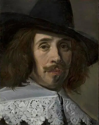 Fragmento de retrato de un hombre - Frans Hals
