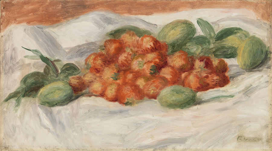 Fresas y almendras - Pierre-Auguste Renoir