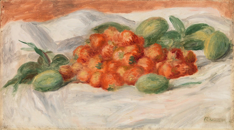 Fresas y almendras - Pierre-Auguste Renoir
