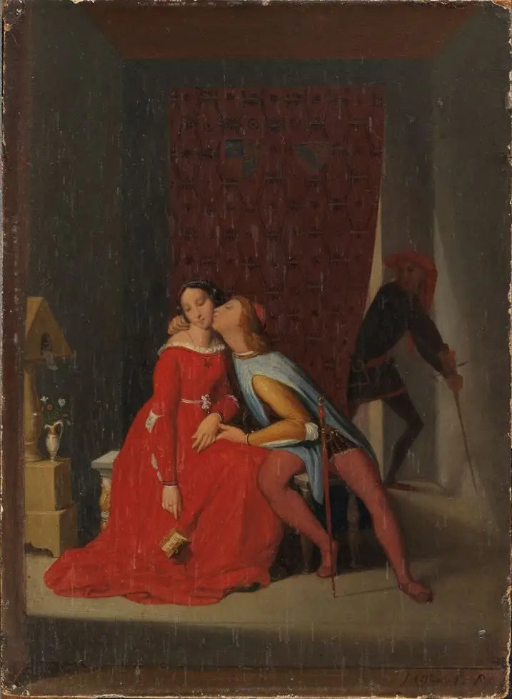 Francesca da Rimini y Paolo Malatesta - Jean-Auguste-Dominique Ingres