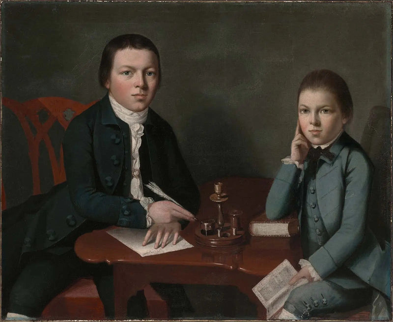 Francis Malbone y su hermano Saunders - Gilbert Stuart