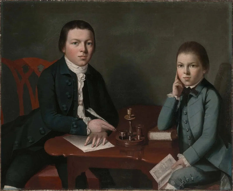 Francis Malbone y su hermano Saunders - Gilbert Stuart