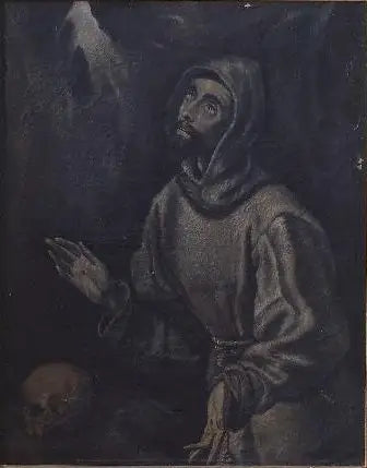 François recibiendo las heridas - El Greco