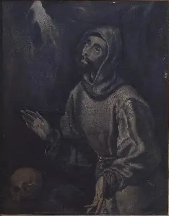 François recibiendo las heridas - El Greco