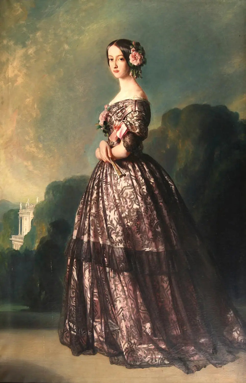 Françoise Caroline Jeanne Raphaëlle de Bourbon-Bragance, princesa de Brasil, princesa de Joinville - Franz Xaver Winterhalter