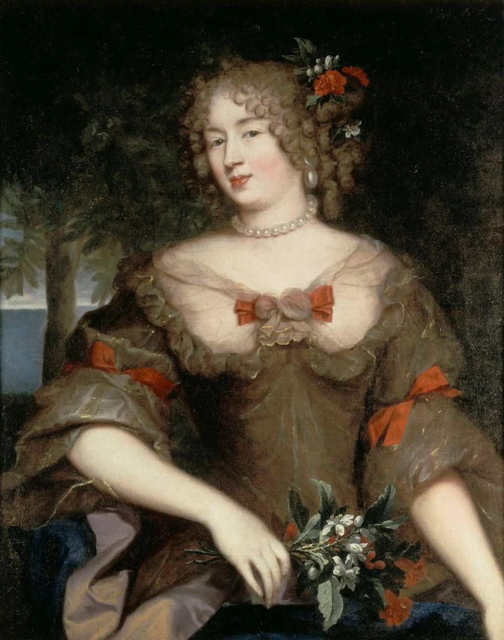 Françoise-Marguerite de Sévigné, comtesse de Grignan (1648-1705), vers 1669 - Pierre Mignard image 1 copie peinte à la main à l’huile