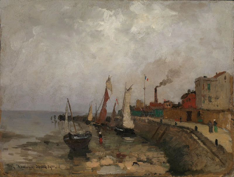 Puerto de Fransk (El Havre) - Frits Thaulow
