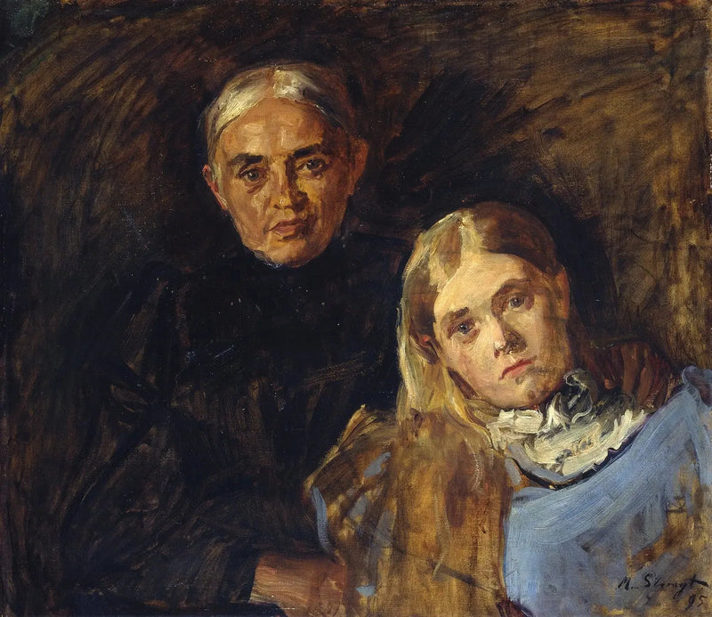 Mujer con hija - Max Slevogt