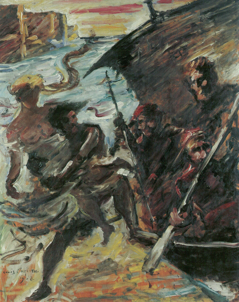 Frauenraub - Lovis Corinth