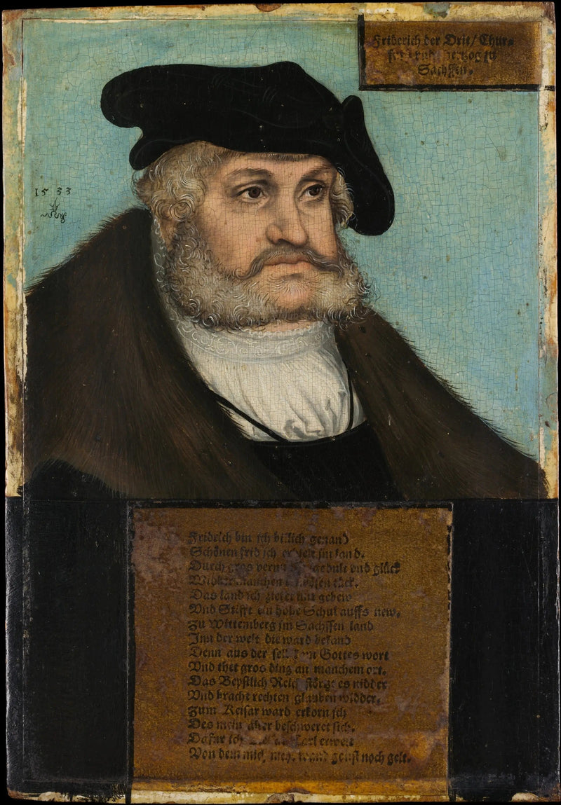 Federico III (1463–1525), el Sabio, elector de Sajonia - Lucas Cranach el Viejo