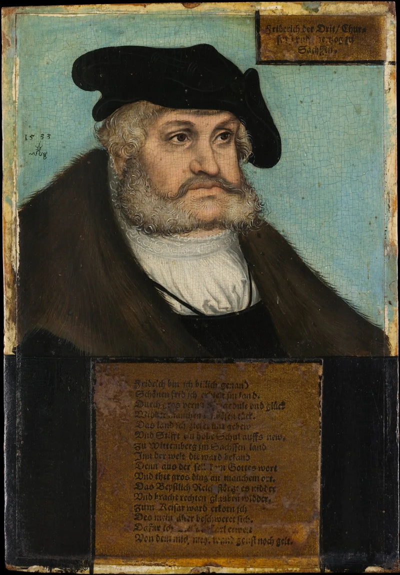 Federico III (1463–1525), el Sabio, elector de Sajonia - Lucas Cranach el Viejo