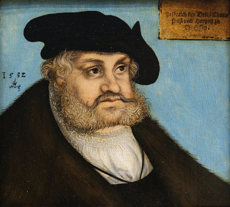 Federico III el Sabio duque de Sajonia y Príncipe-elector - Lucas Cranach el Viejo