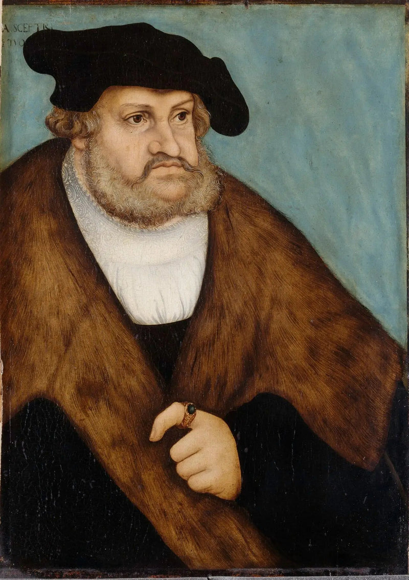 Federico el Sabio, elector de Sajonia - Lucas Cranach el Viejo