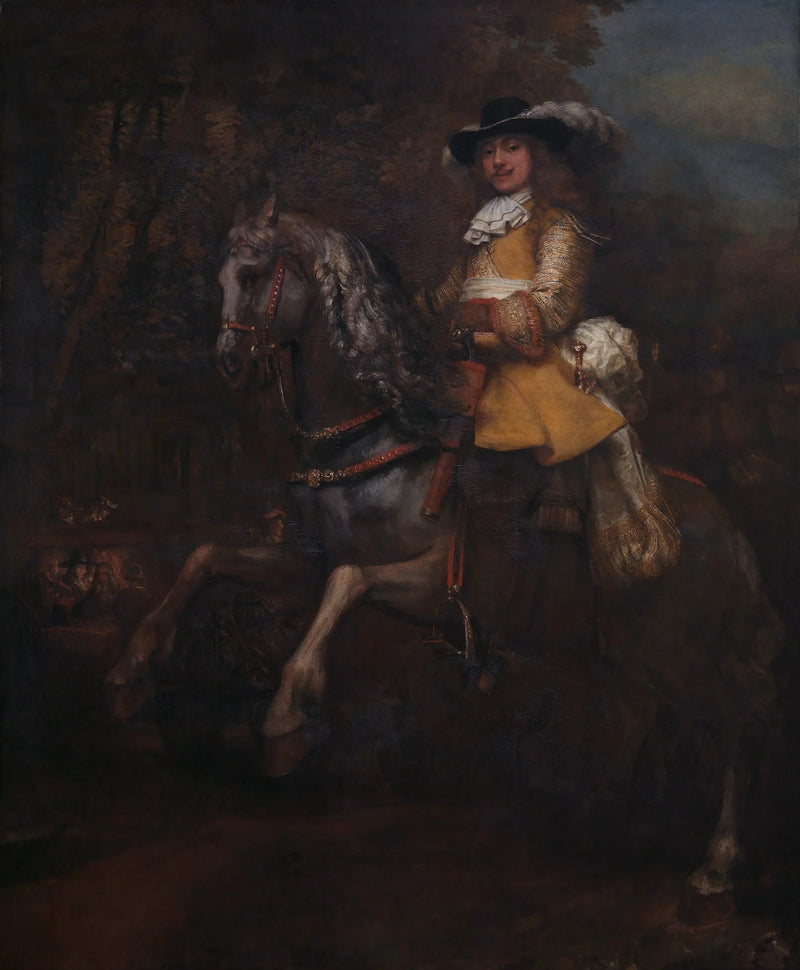 Frédéric Rihel a caballo - Rembrandt