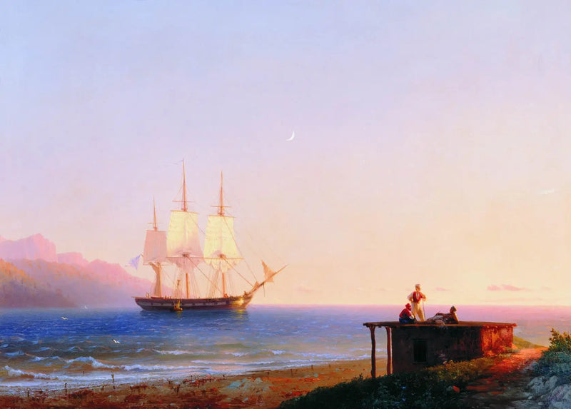 Fragata a vela - Ivan Aïvazovski