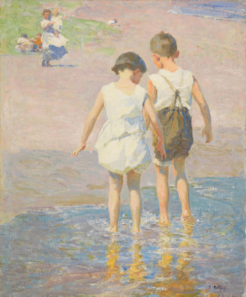 Hermano y hermana - Edward Henry Potthast