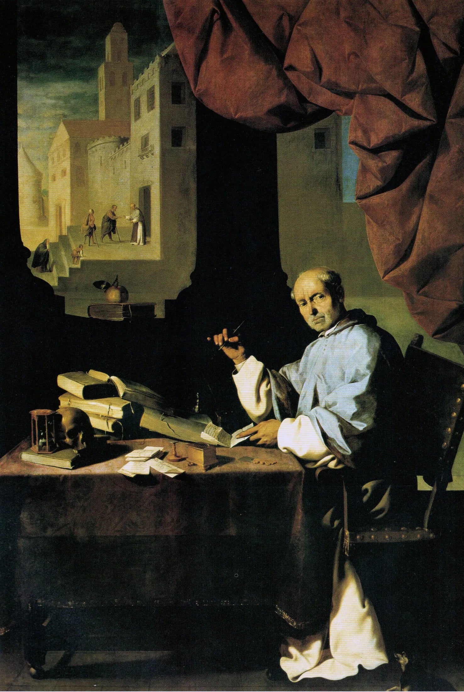 Frère Gonzalo de Illescas - Francisco de Zurbarán image 1 copie peinte à la main à l’huile