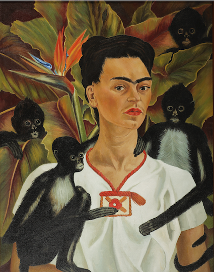 Autoportrait aux singes (1943) - Frida Kahlo