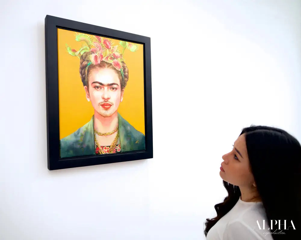 Frida Kahlo x Venus Flytrap - Phoolun | 40 x 50 cm Reproductions de tableaux à la peinture à l’huile