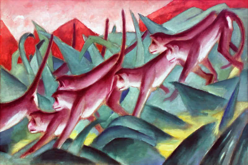 Friso de monos - Franz Marc