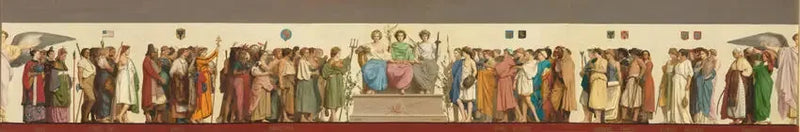 Frisa destinada a ser reproducida en un jarrón conmemorativo de la exposición de Londres - Jean-Léon Gérôme