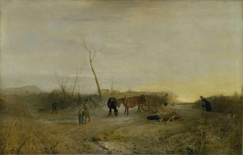 Mañana helada - J. M. W. Turner