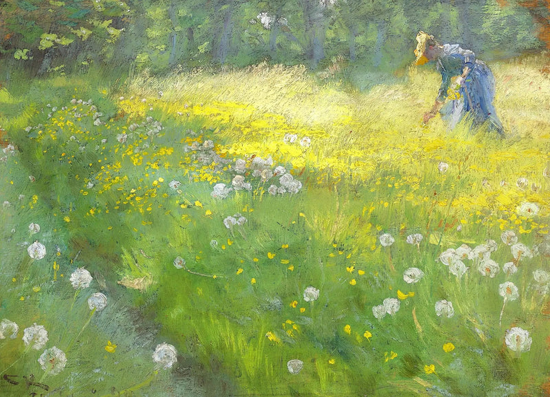 Fru Marie Krøyer en el Jardín en Skagen - Peder Severin Krøyer