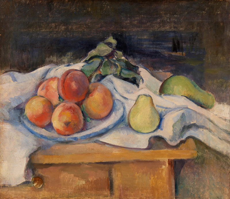 Frutas sobre la mesa - Paul Cézanne