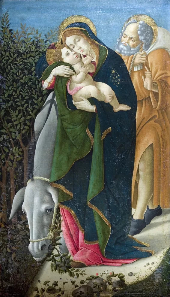 La Huida a Egipto - Sandro Botticelli