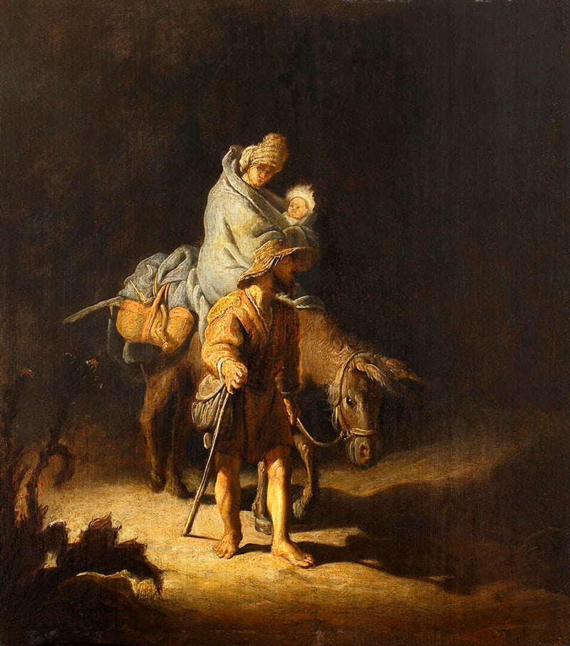 La Huida a Egipto - Rembrandt