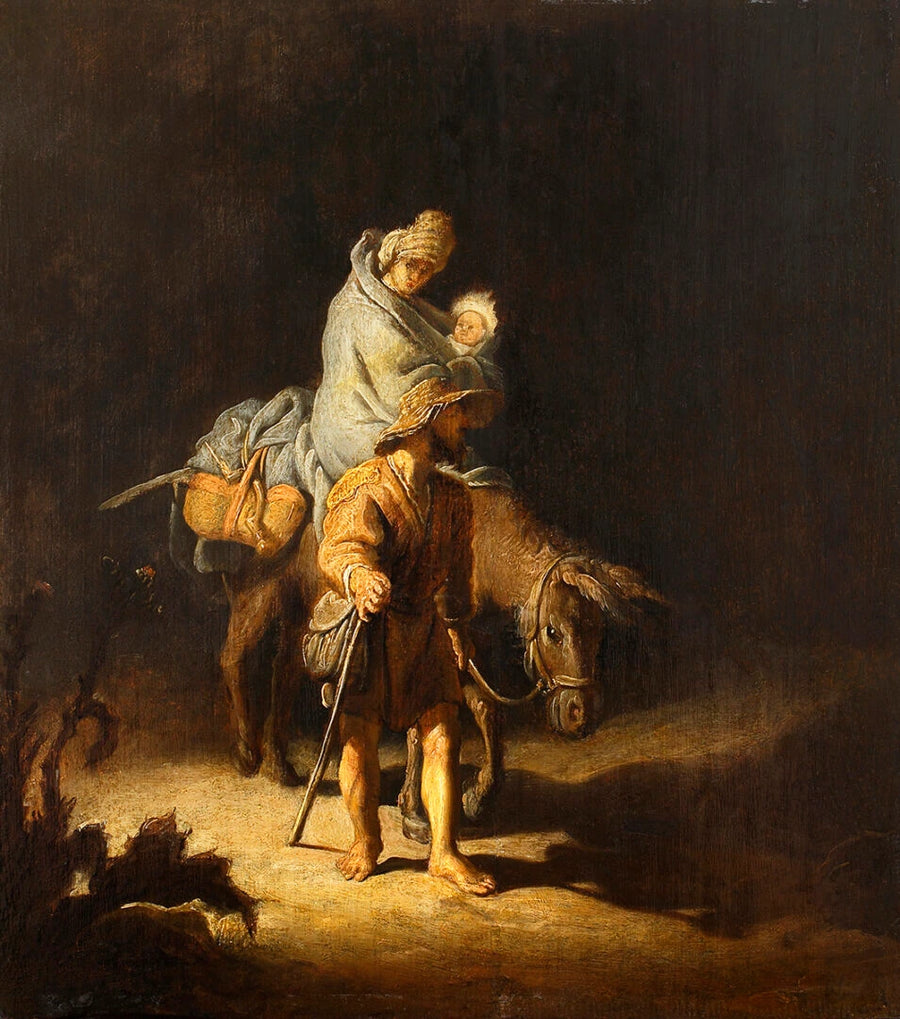 La Huida a Egipto - Rembrandt