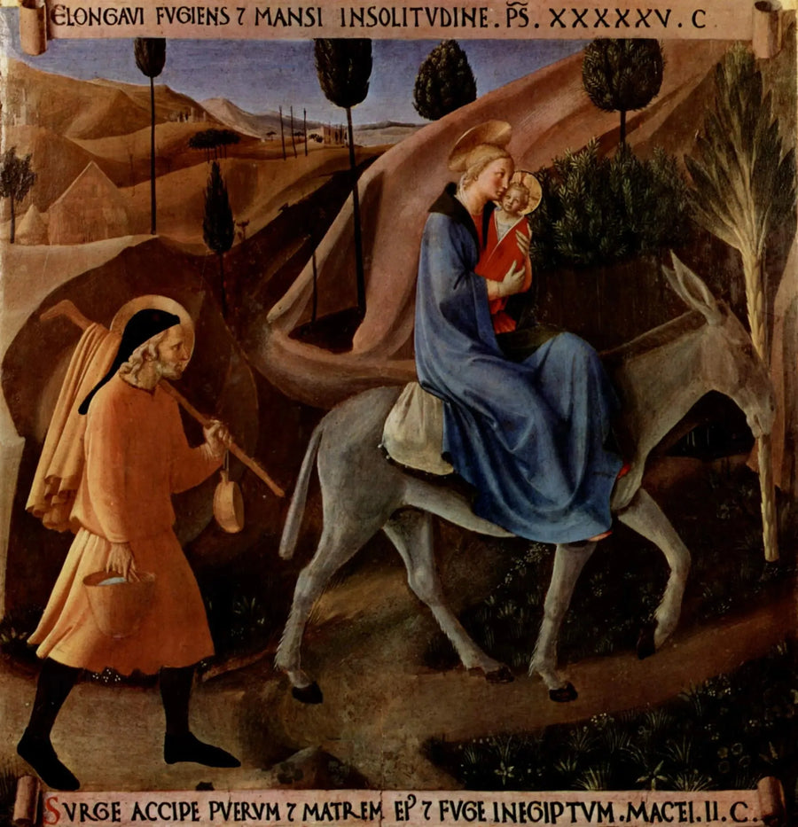 Huida a Egipto - Fra Angelico