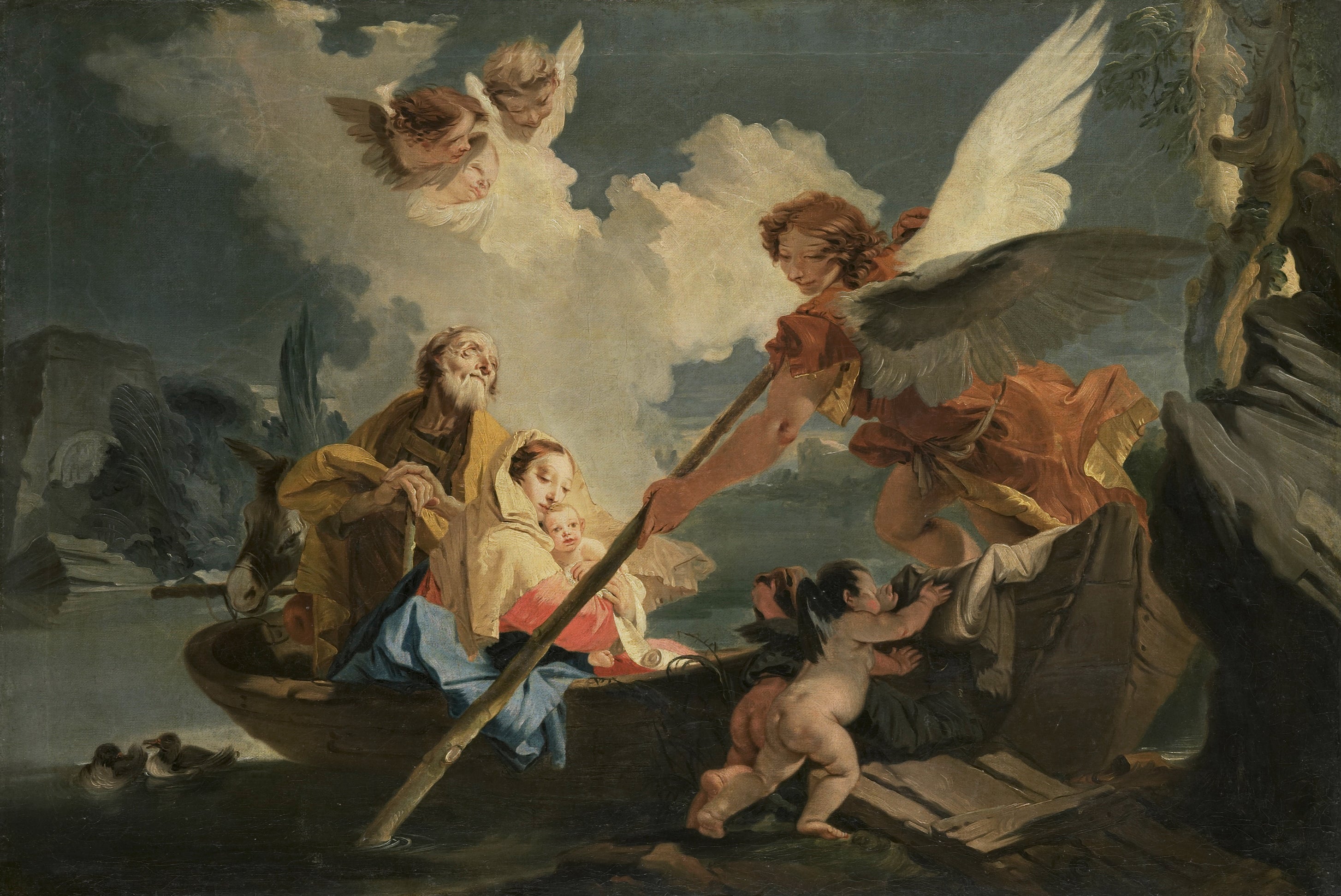 Fuite en Égypte - Giovanni Battista Tiepolo - Alpha Reproduction