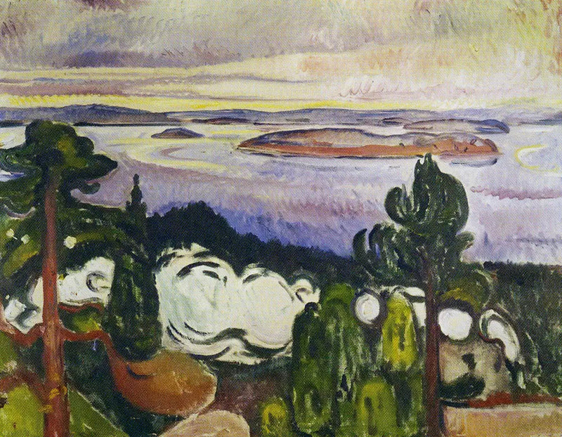 Humo de tren - Edvard Munch