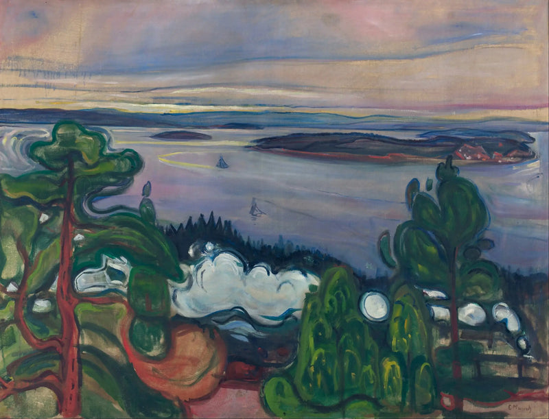 Humo de tren - Edvard Munch