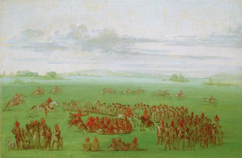 « Fumer les chevaux », una costumbre curiosa de los Sauk y de los Fox - George Catlin
