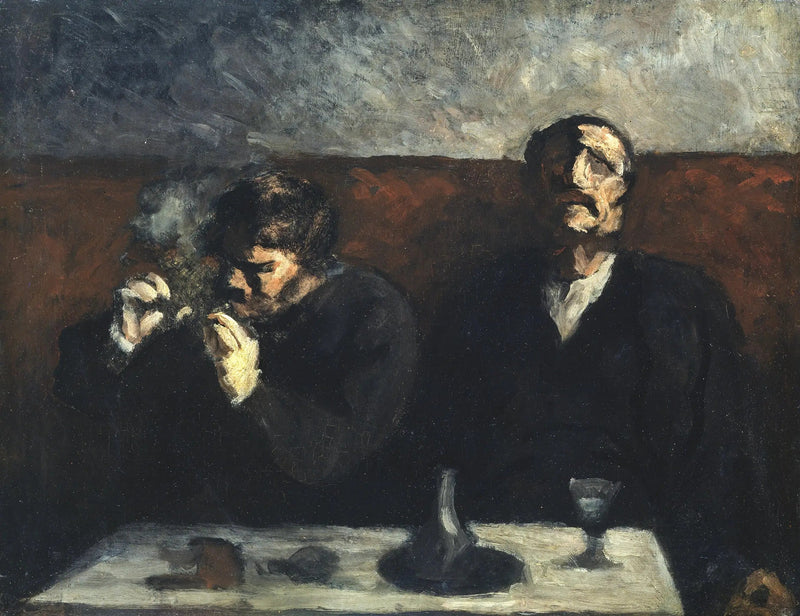 Fumador y Bebedor de Absenta - Honoré Daumier