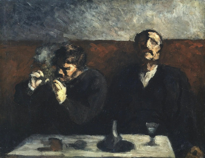 Fumador y Bebedor de Absenta - Honoré Daumier
