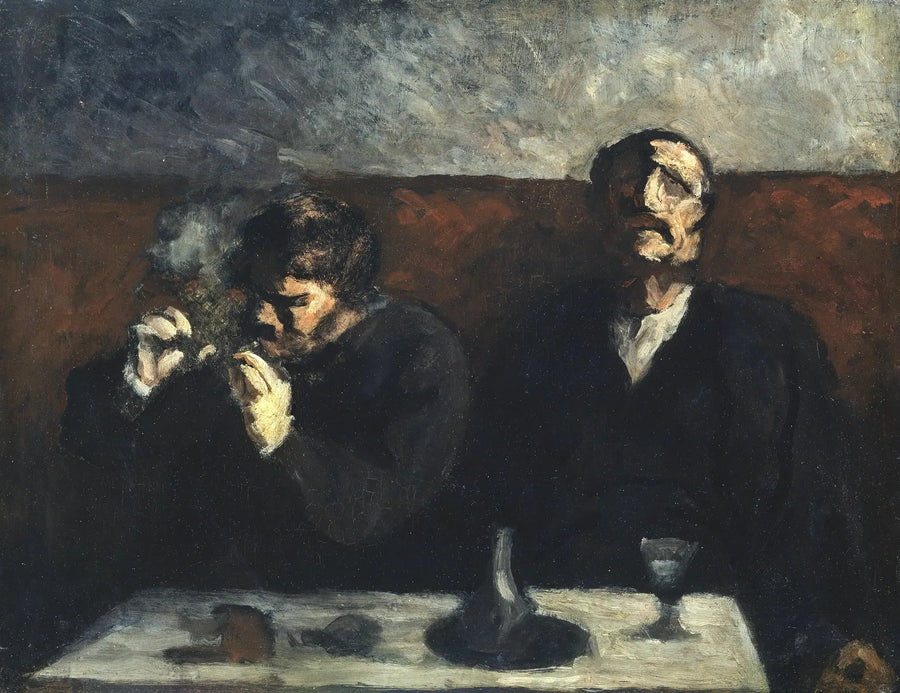 Fumador y Bebedor de Absenta - Honoré Daumier