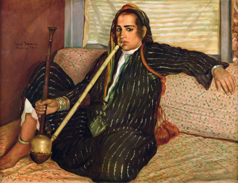 Fumadora de hachís - Émile Bernard