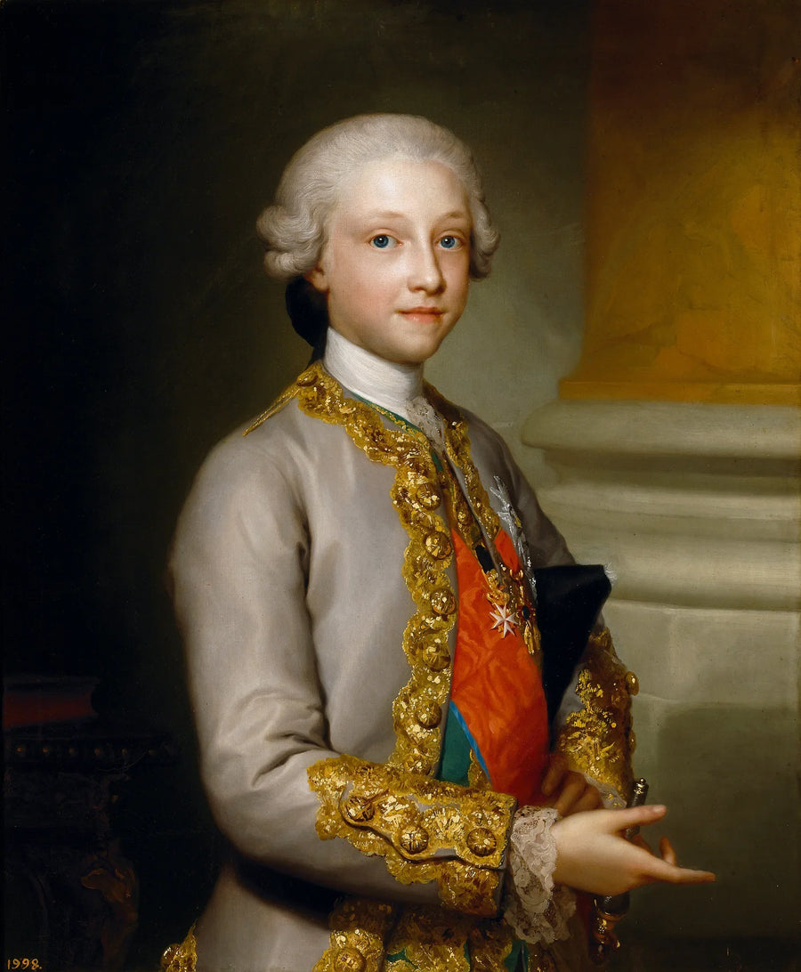 Gabriel Antoine de Bourbon, niño de España - Anton Raphael Mengs