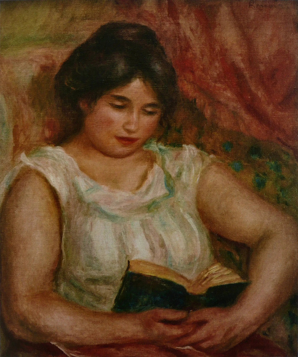 Gabrielle Lisant - Pierre-Auguste Renoir image 1 copie peinte à la main à l’huile