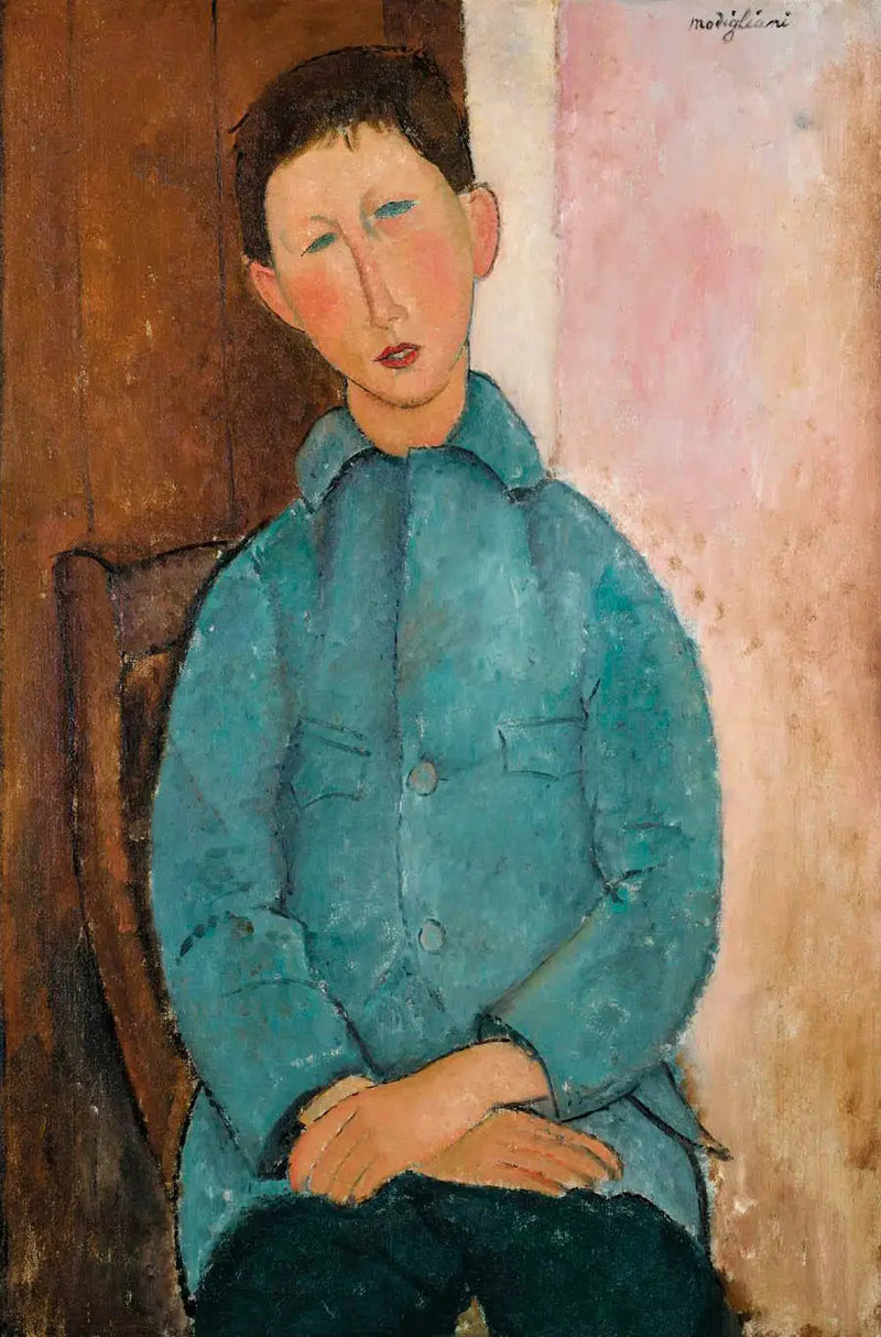 Niño con la Chaqueta Azul - Amedeo Modigliani