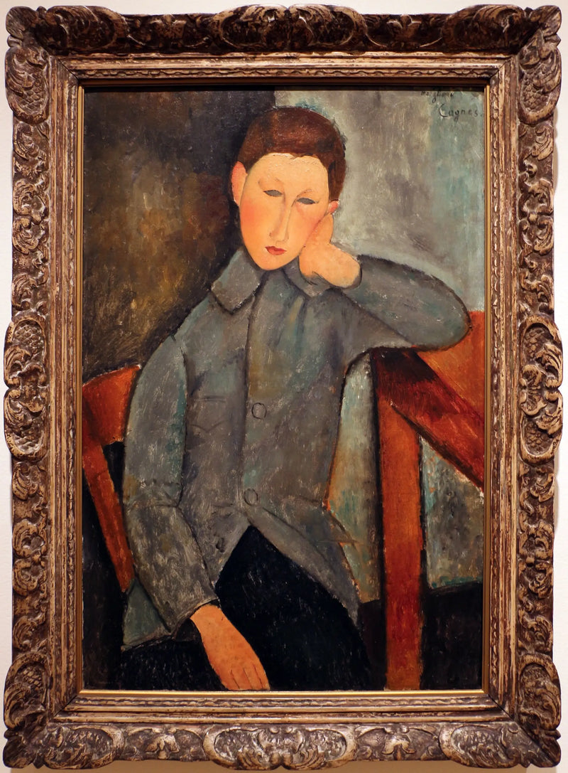 Niño con chaqueta azul - Amedeo Modigliani