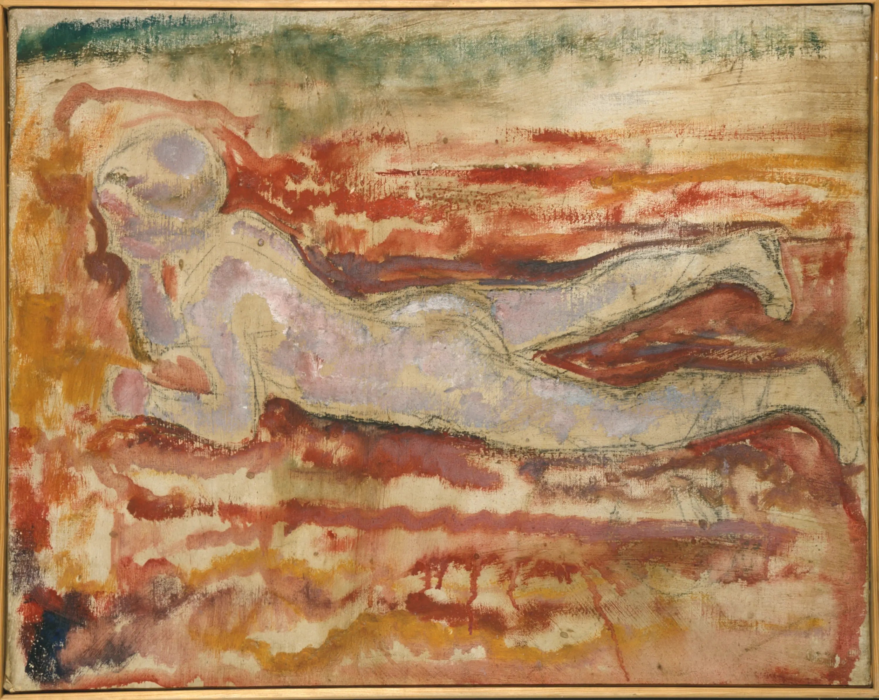 Reproduction du tableau « Garçon allongé sur son ventre - Edvard Munch » par Alpha Reproduction en peinture à l’huile