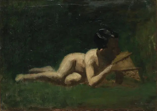 Niño acostado - Thomas Eakins