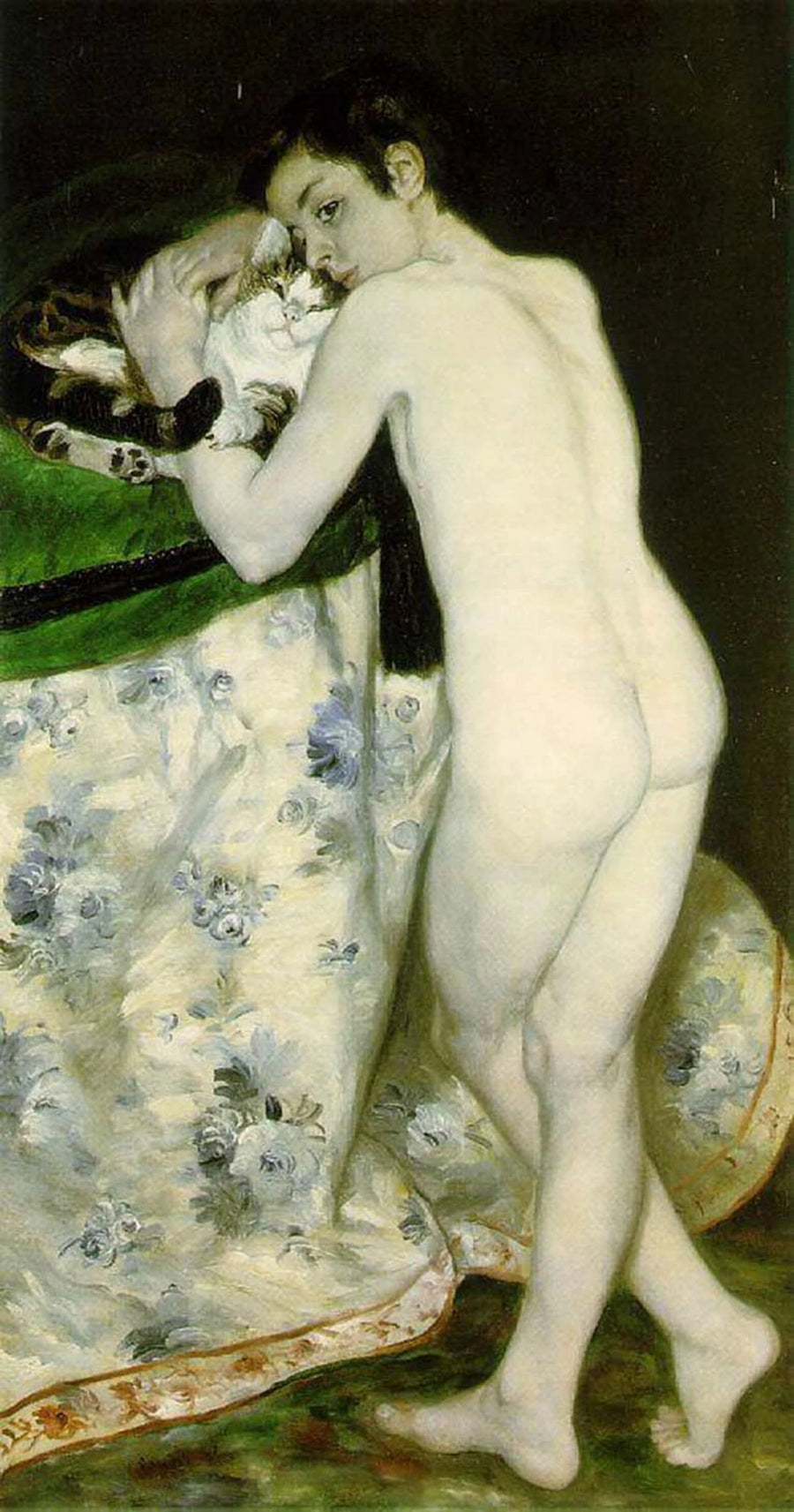 El Chico con el gato - Pierre-Auguste Renoir