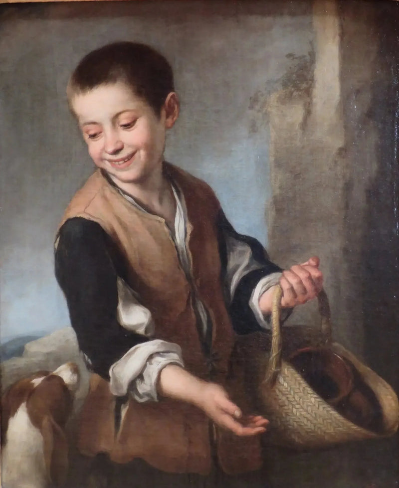 Niño con un perro - Bartolomé Esteban Murillo