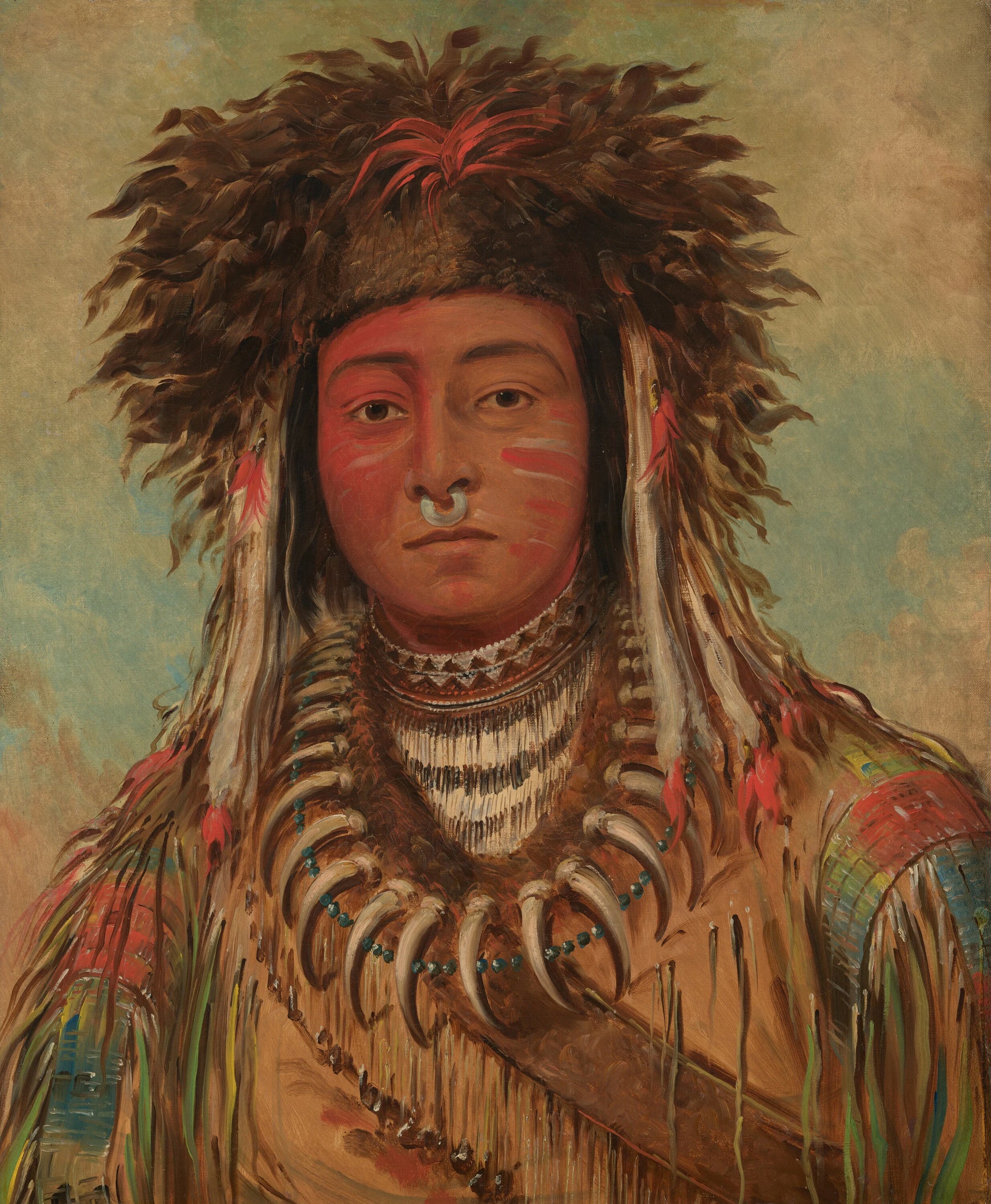 Garçon chef - Ojibbeway - George Catlin