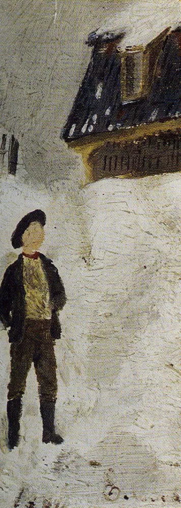 Niño en la nieve - Edvard Munch